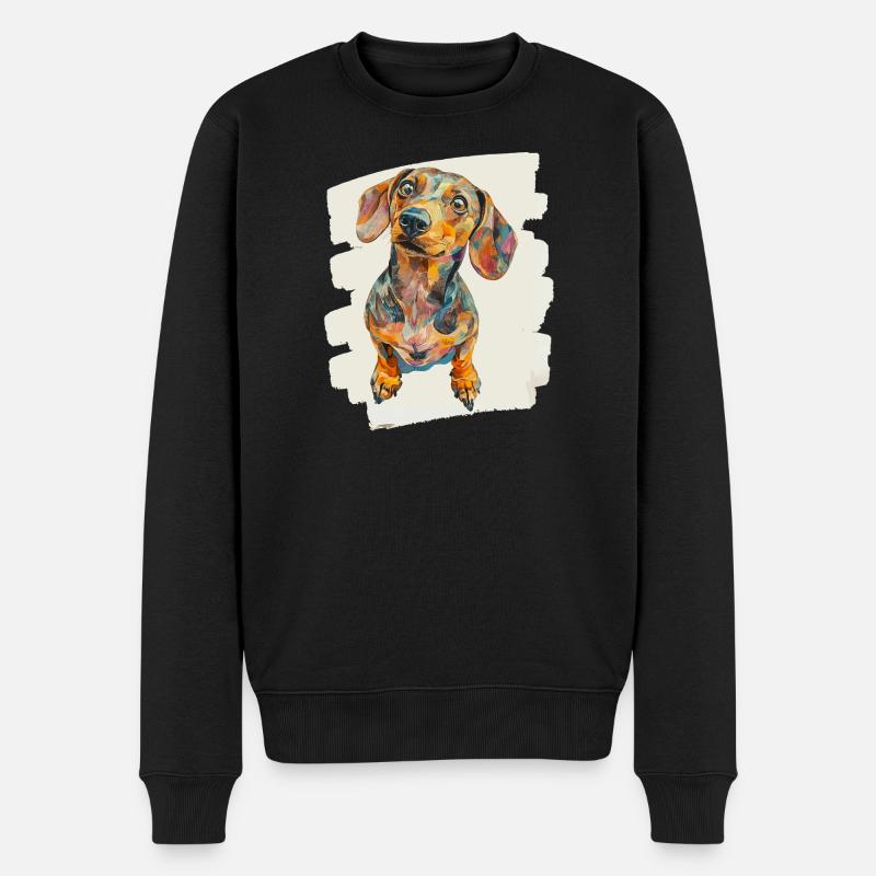 Teckel - Pull Premium bio Homme - noir