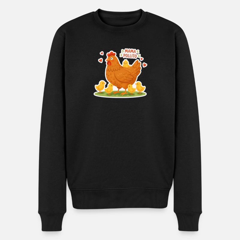 Super Mama Poule - Pull Premium bio Homme - noir