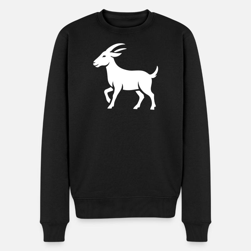 Bouc - Pull Premium bio Homme - noir