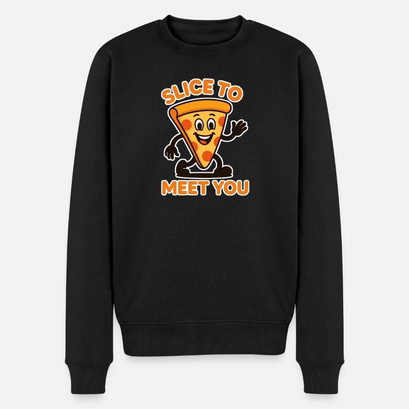Slice to meet you - Pull Premium bio Homme - noir