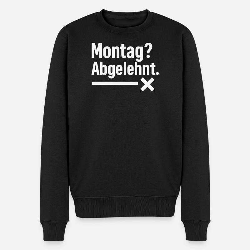 Ein visueller Streifzug - Männer Premium Bio Pullover - Schwarz