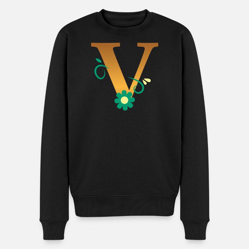 V - Pull Premium bio Homme - noir