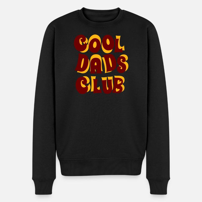 Cool Dads Club - Männer Premium Bio Pullover - Schwarz