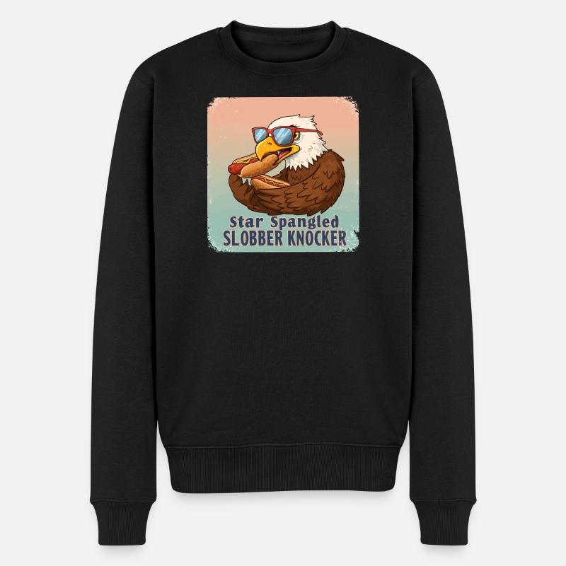 Heurtoir de bave étoilée - Pull Premium bio Homme - noir