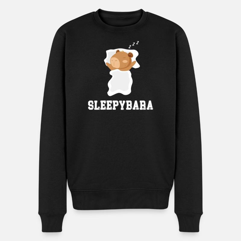 Sleepybara - Pull Premium bio Homme - noir