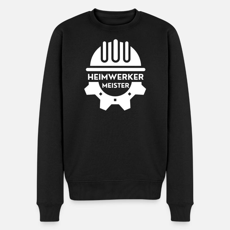Do-it-yourselfers master with pride - Men's Premium Organic Jumper - black