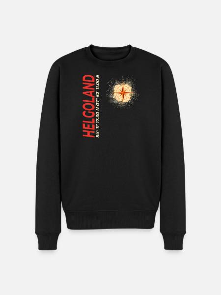 Helgoland - Männer Premium Bio Pullover - Schwarz