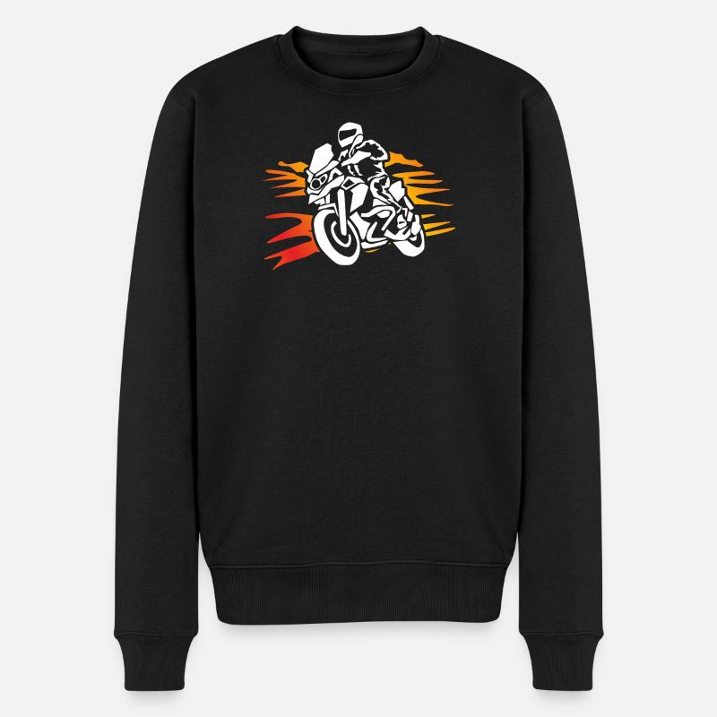 Chemise de motard - Pull Premium bio Homme - noir