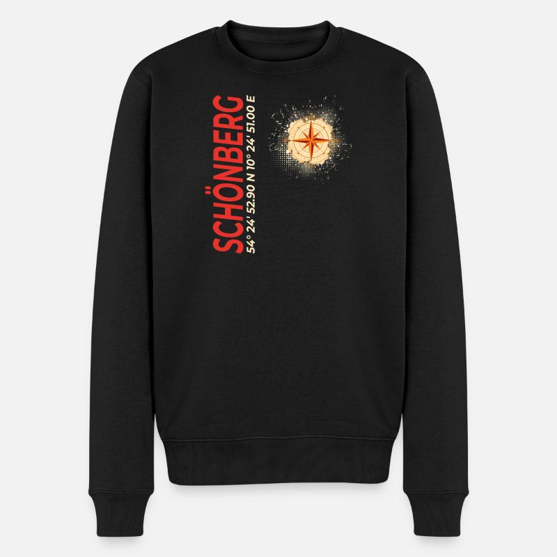 Schönberg - Männer Premium Bio Pullover - Schwarz