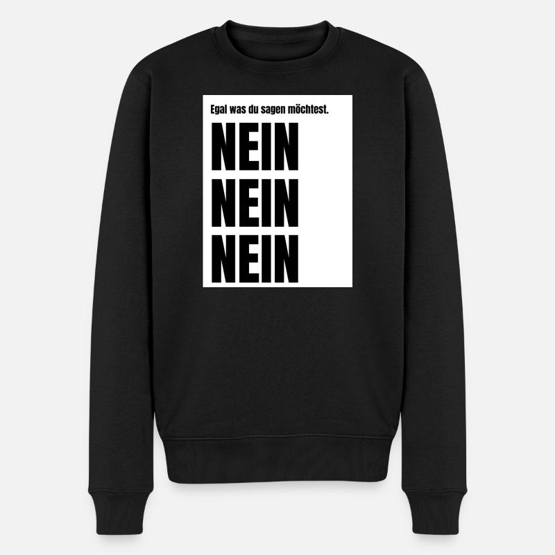 Egal_was_du_sagen_moechtest - Pull Premium bio Homme - noir