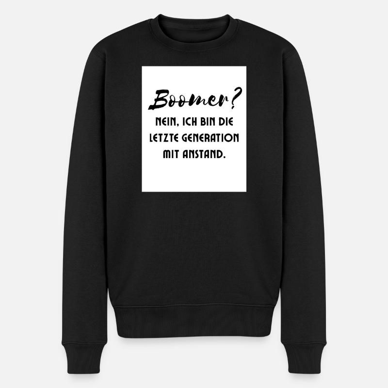 Génération avec style - Pull Premium bio Homme - noir