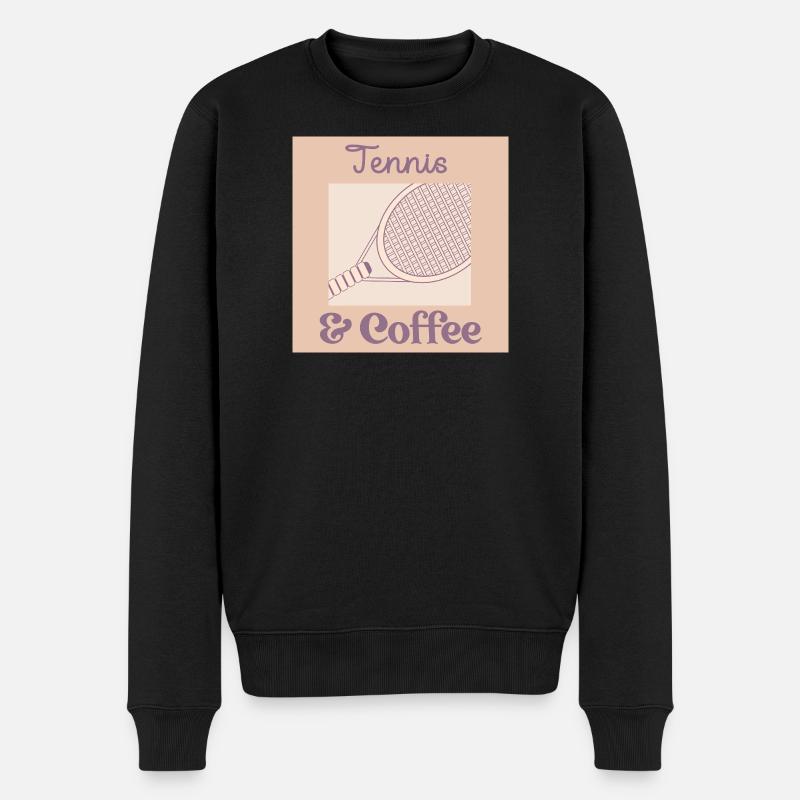 Café de tennis - Pull Premium bio Homme - noir