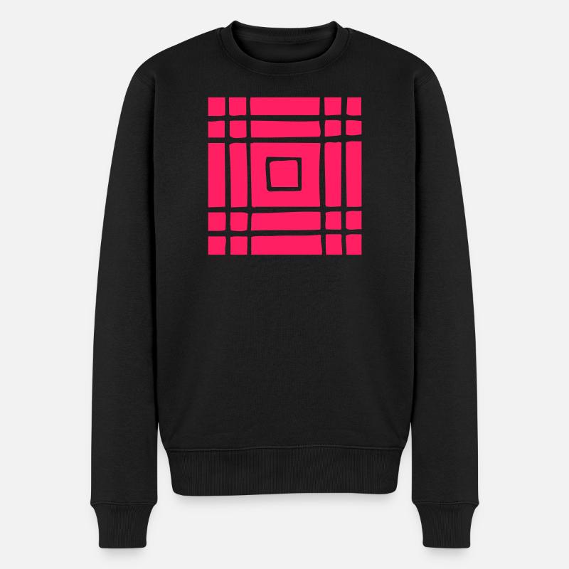 Quadrilatère Art > Vectorielle Graphique - Pull Premium bio Homme - noir