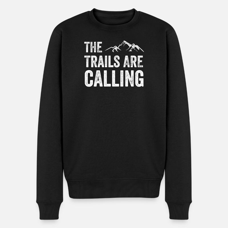 Les sentiers vous appellent - Pull Premium bio Homme - noir