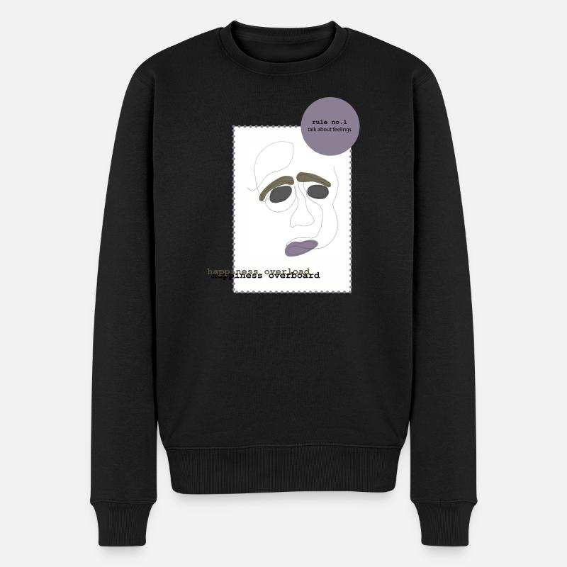 Parler de ses sentiments 1 - Pull Premium bio Homme - noir
