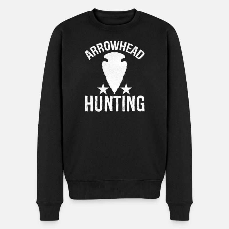 Arrowhead Hunting - Männer Premium Bio Pullover - Schwarz