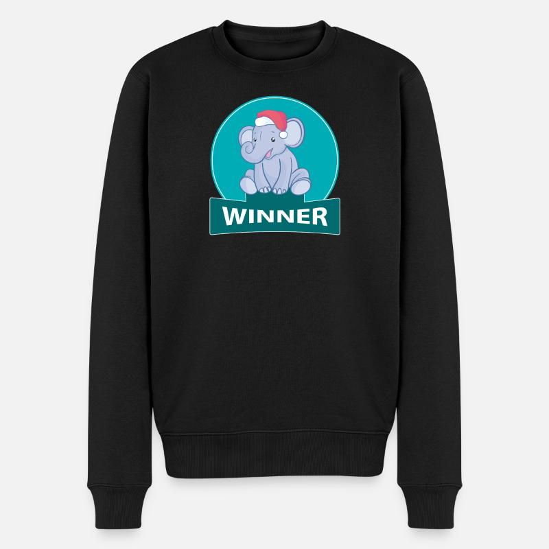 petit Noël Elefant - Pull Premium bio Homme - noir