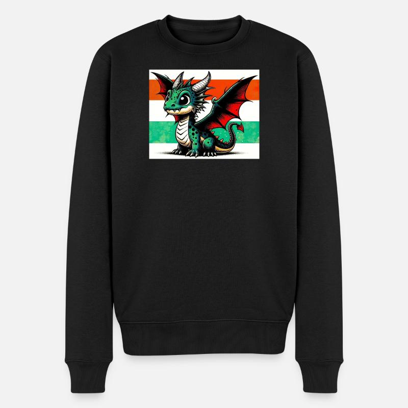 dragon - Pull Premium bio Homme - noir