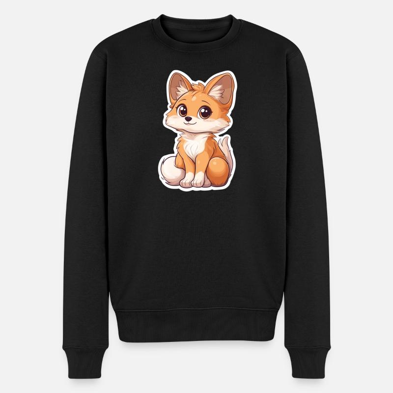 Renard - Pull Premium bio Homme - noir