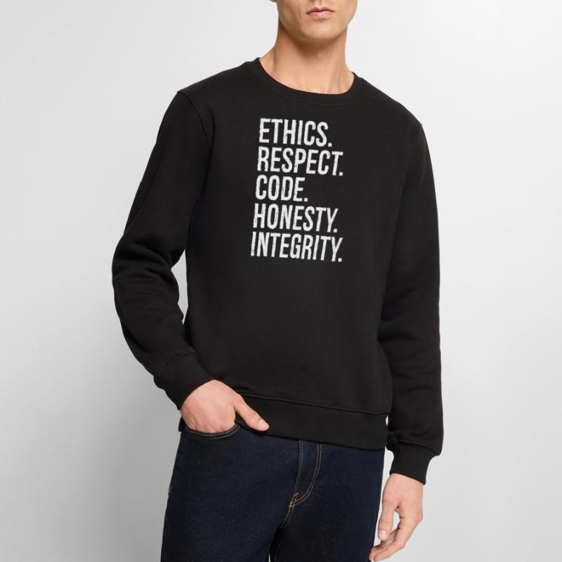 ethics respect code honesty integrity Männer Premium Bio Pullover