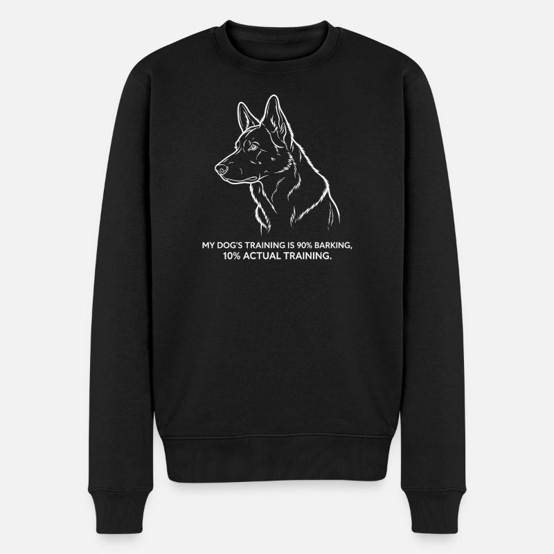 Aboyer au lieu d’obéir - Pull Premium bio Homme - noir