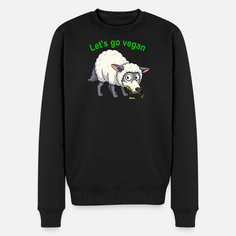 Wolf_in_schaapskleren - Pull Premium bio Homme - noir