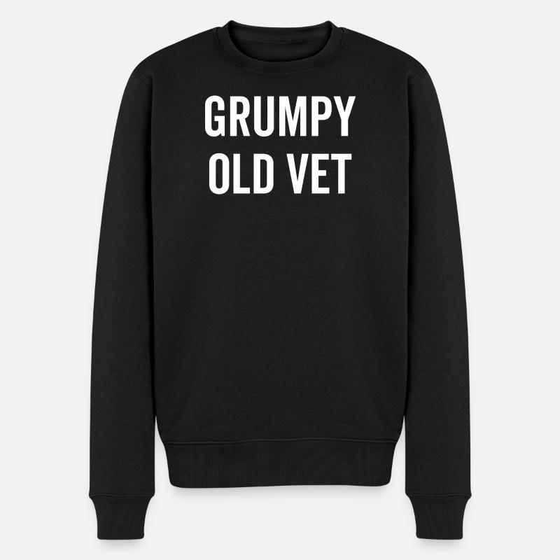 Grumpy Old Vet - Pull Premium bio Homme - noir