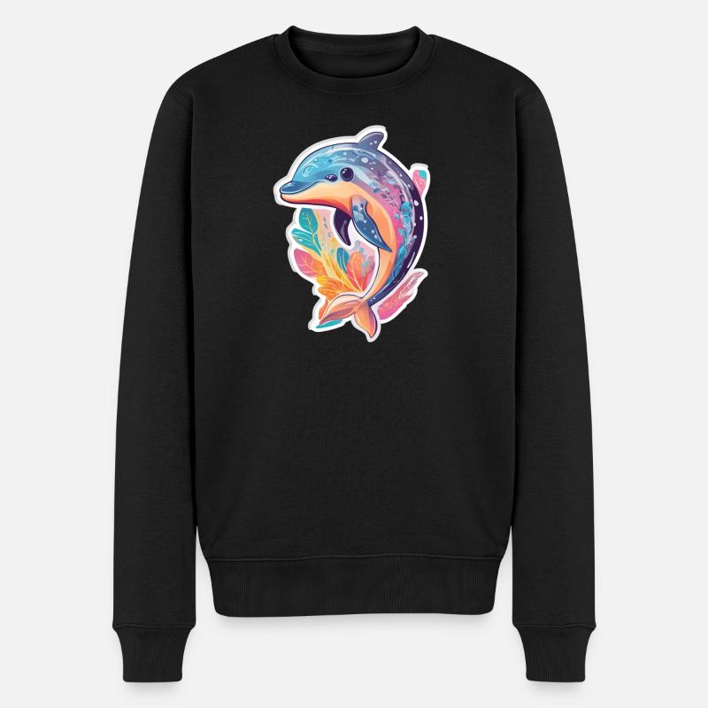 Dauphin - Pull Premium bio Homme - noir