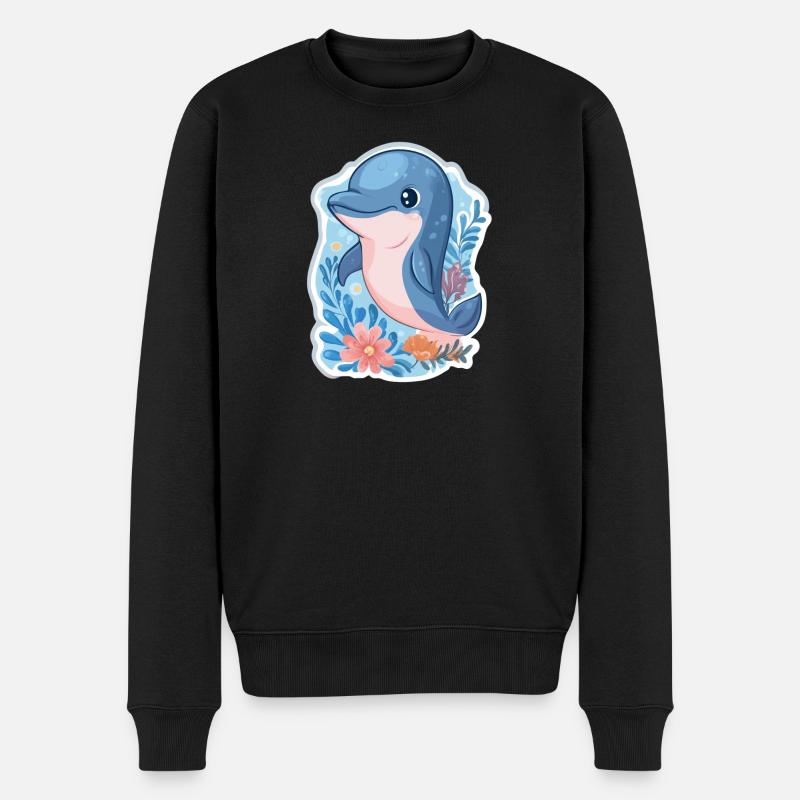 Dauphin - Pull Premium bio Homme - noir