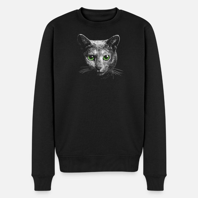 Chat - Pull Premium bio Homme - noir