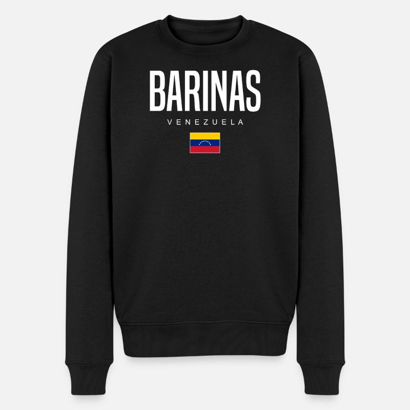 Barinas Venezuela - Männer Premium Bio Pullover - Schwarz