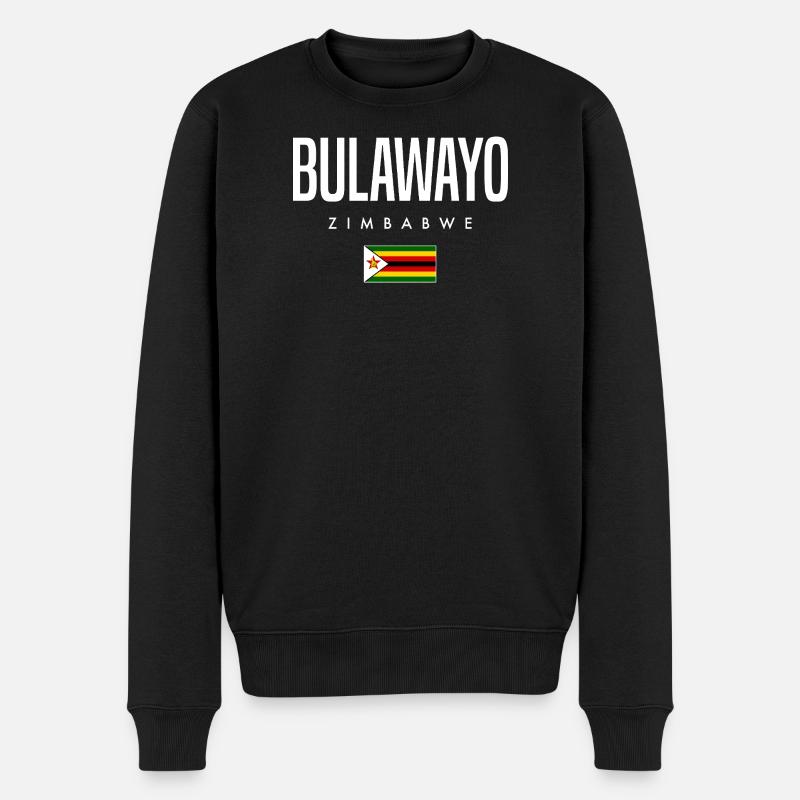 Bulawayo Simbabwe - Männer Premium Bio Pullover - Schwarz