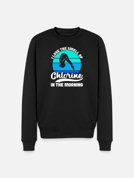Diving diving board - Men's Premium Organic Jumper - black