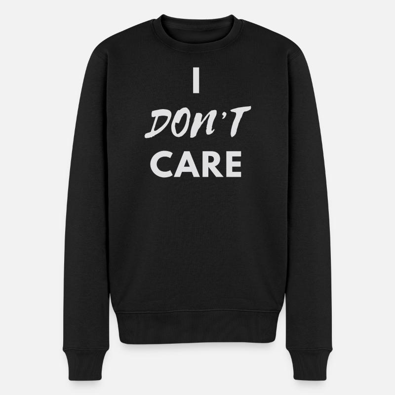 Je m’en fiche de l’impression argentique - Pull Premium bio Homme - noir