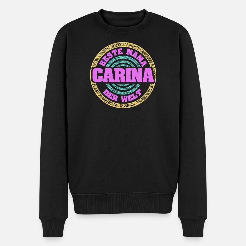Geschenk für Carina - Männer Premium Bio Pullover - Schwarz