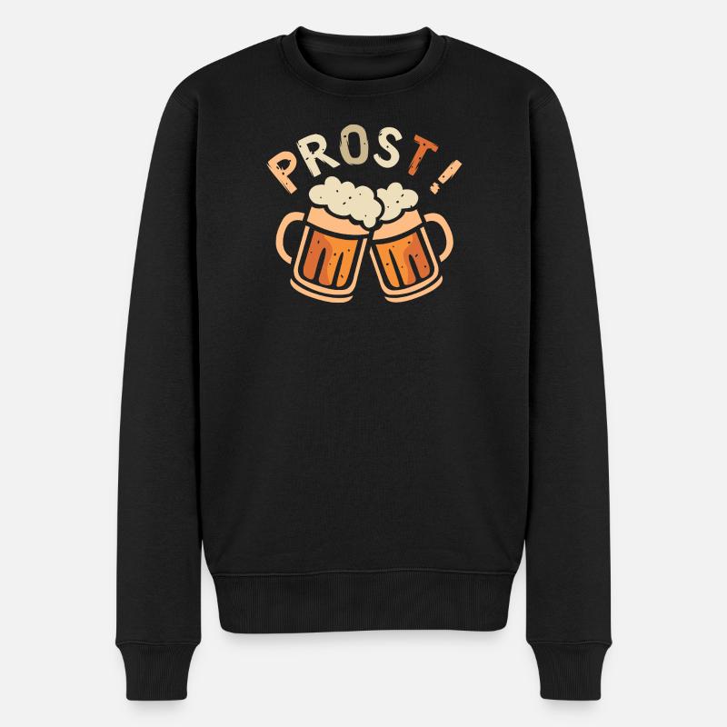 Chope de bière Cheers Design - Pull Premium bio Homme - noir