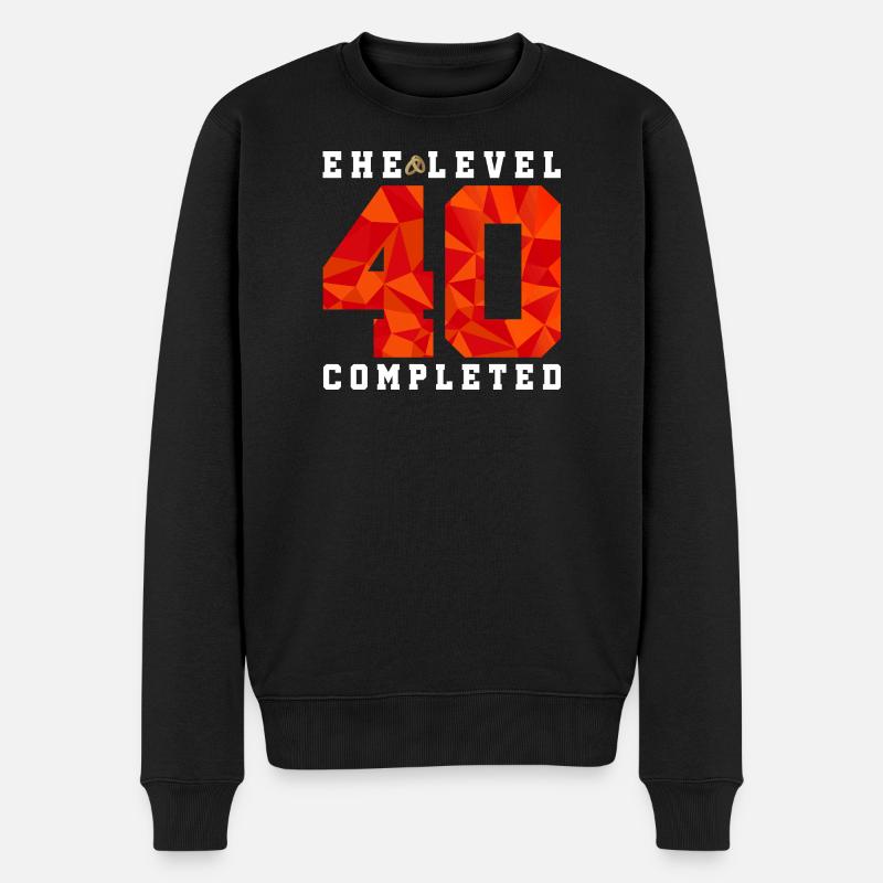 40e anniversaire de mariage - Pull Premium bio Homme - noir