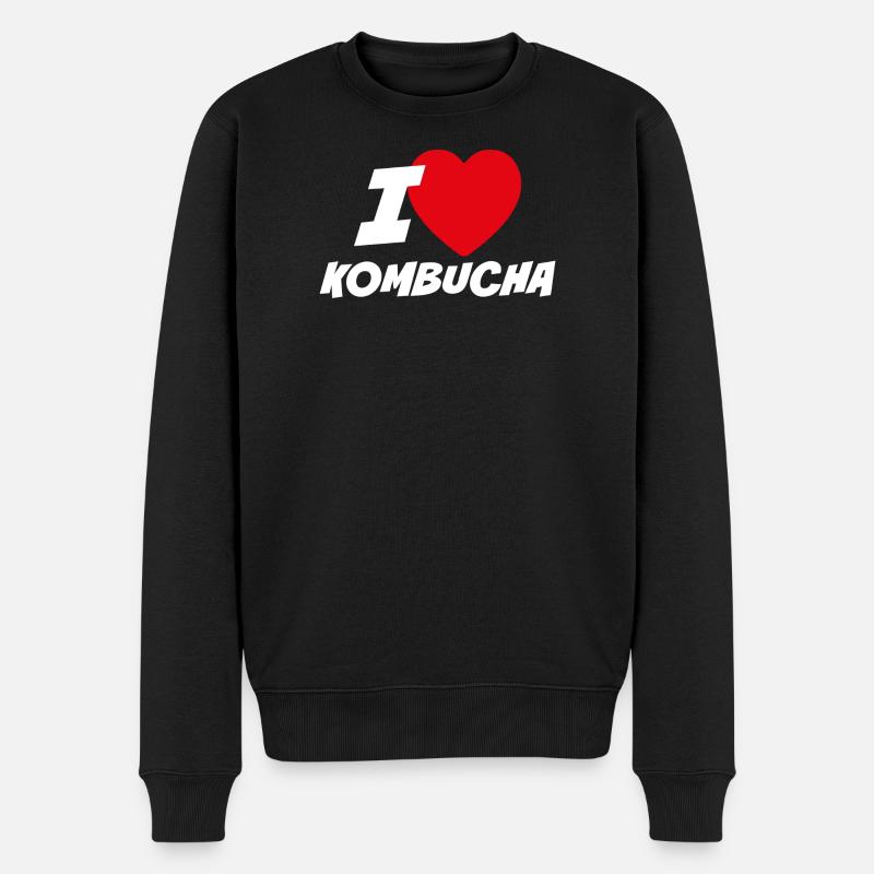 J'adore le kombucha - Pull Premium bio Homme - noir