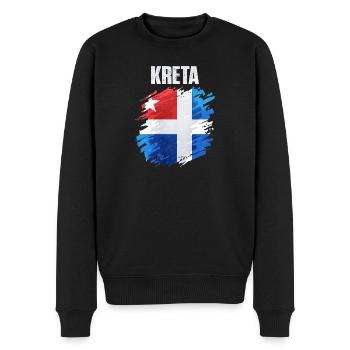 Art du drapeau scandinave coloré - Pull Premium bio Homme - noir - Devant - Nico (187cm)