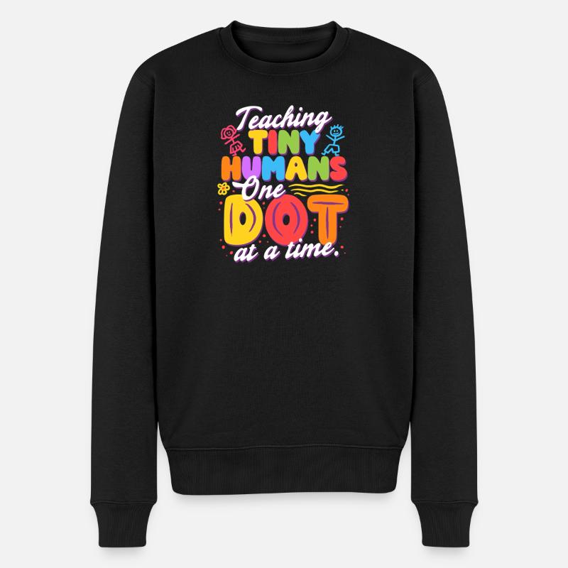 Professeur de braille Braille - Pull Premium bio Homme - noir