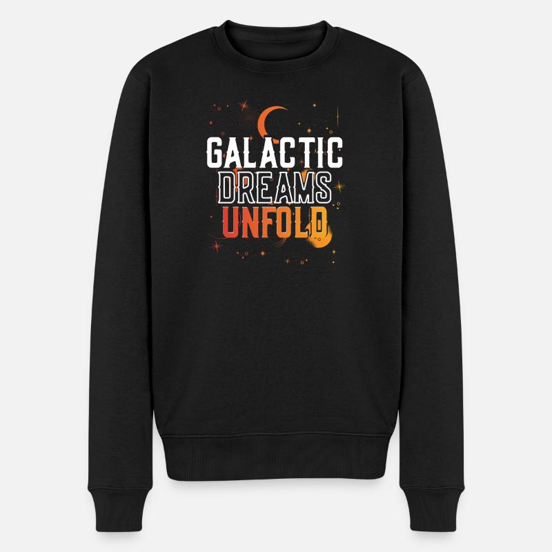 Astronom Sterngucker Stargazer - Männer Premium Bio Pullover - Schwarz