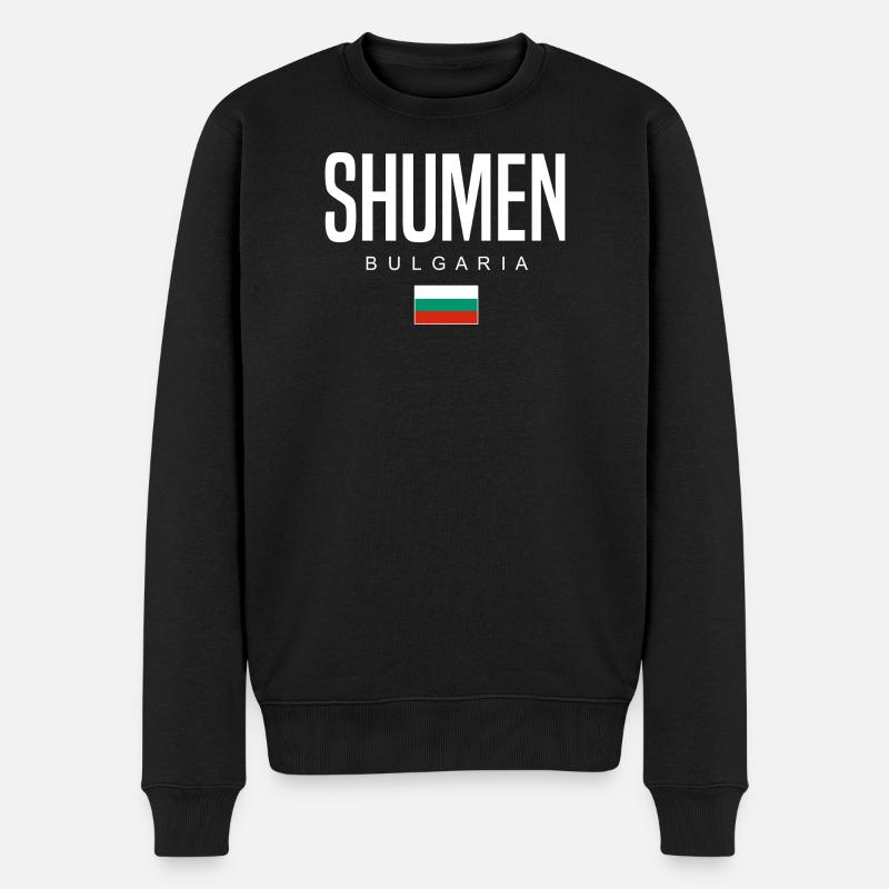 Shumen Bulgarien - Männer Premium Bio Pullover - Schwarz