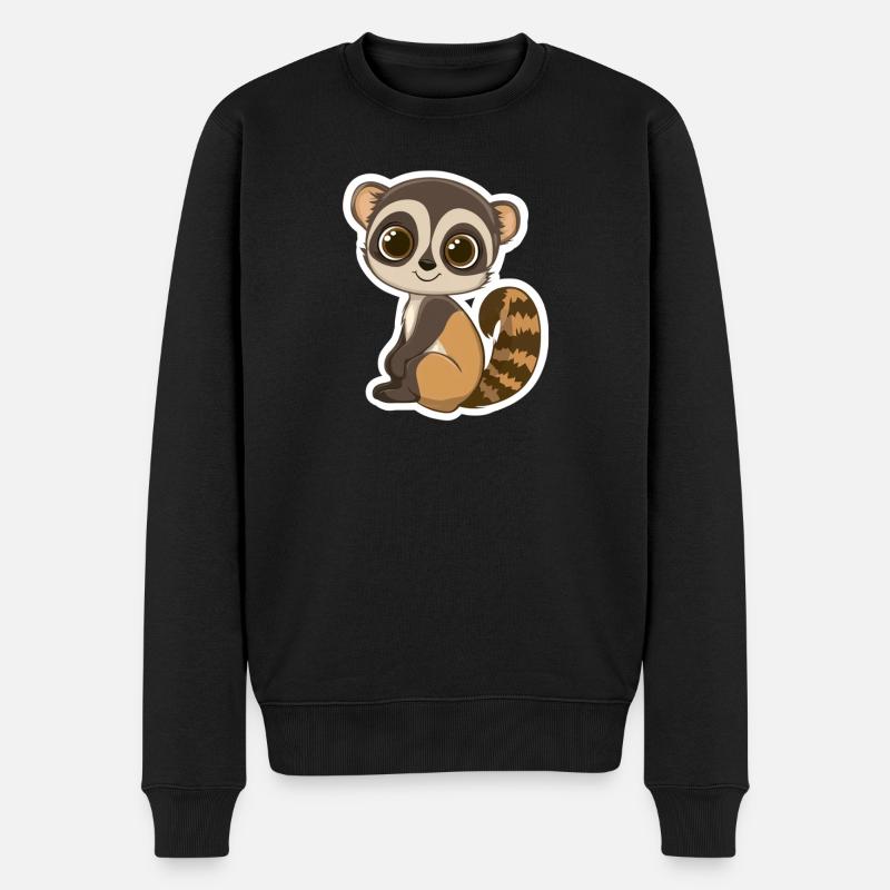 lémurien - Pull Premium bio Homme - noir