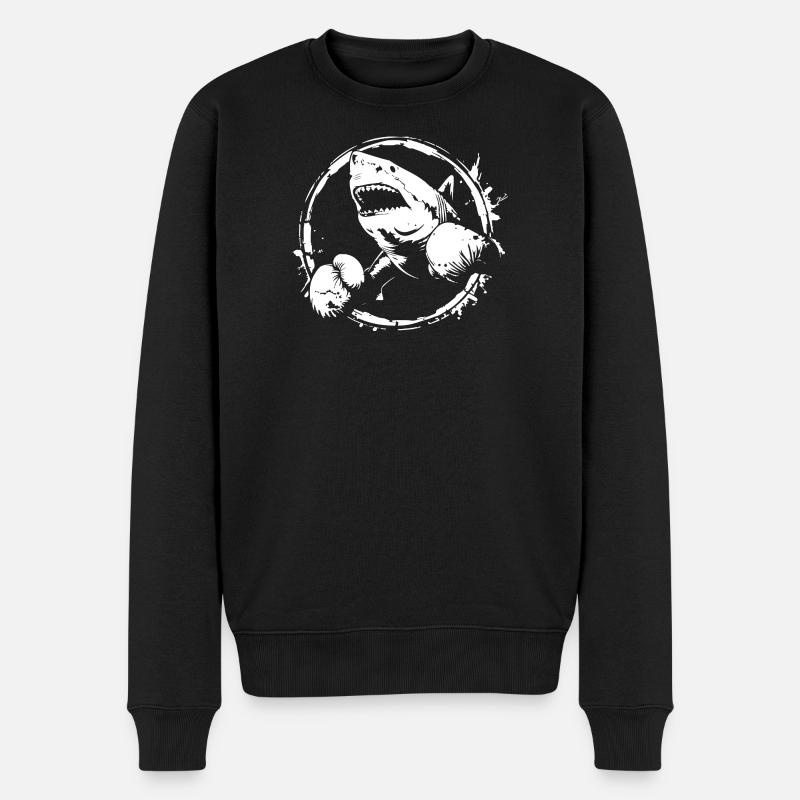 Shark Boxer Boxe MMA - Pull Premium bio Homme - noir