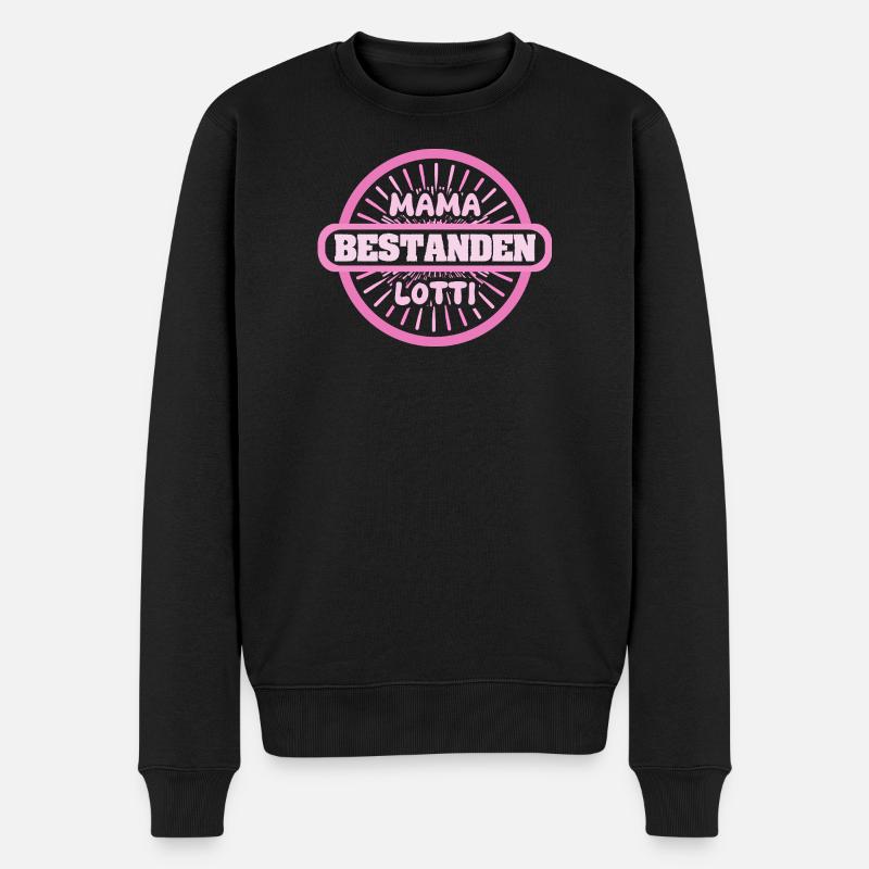 Vorname Lotti - Männer Premium Bio Pullover - Schwarz