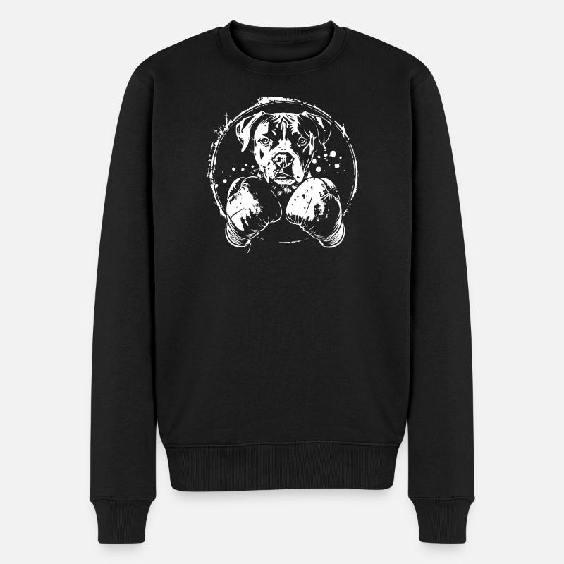 Boxer pour chien Boxe MMA - Pull Premium bio Homme - noir