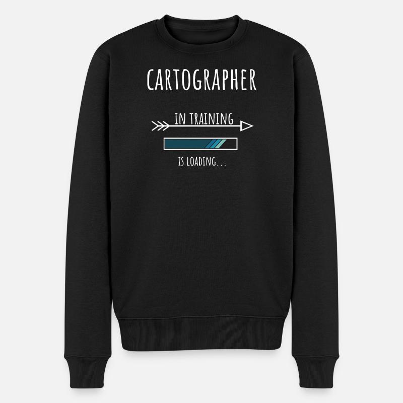 Cadeau Profession Formation Cartographe - Pull Premium bio Homme - noir