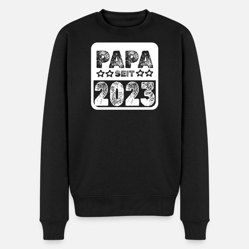 2023 - Männer Premium Bio Pullover - Schwarz