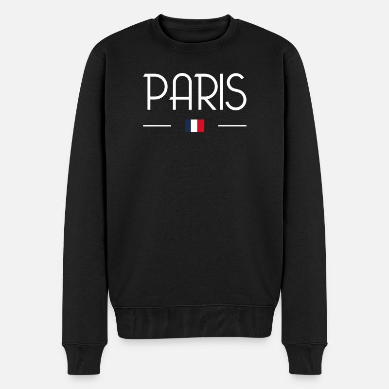 Paris - Pull Premium bio Homme - noir