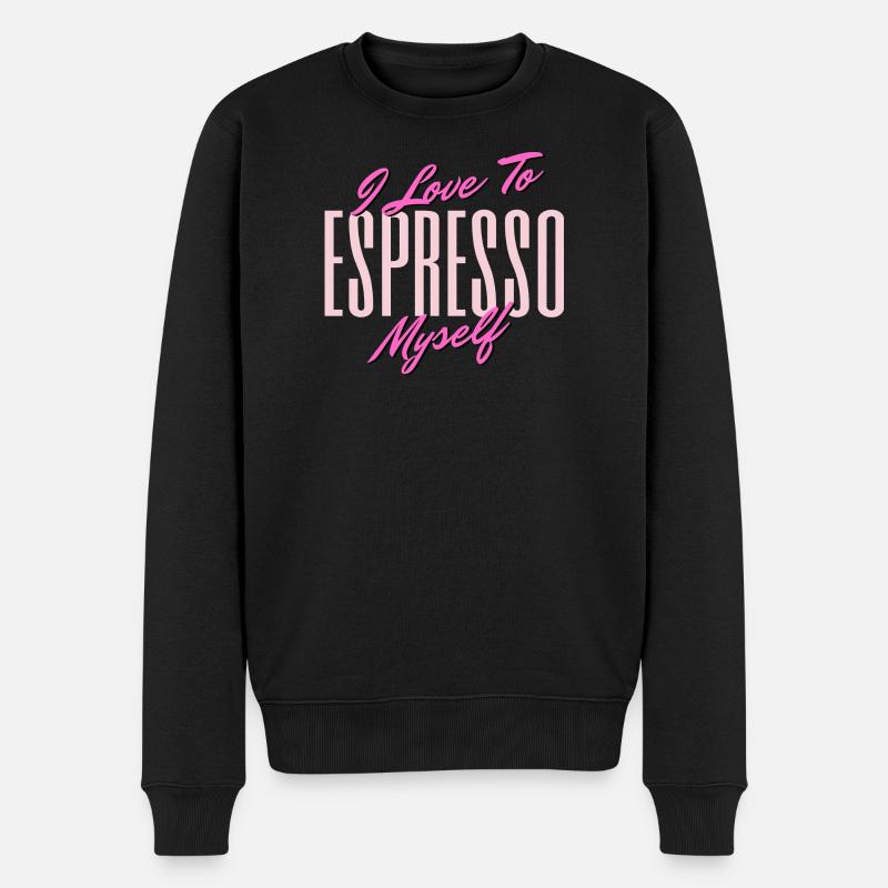 Exprimer l’amour Auto-citation Design - Pull Premium bio Homme - noir